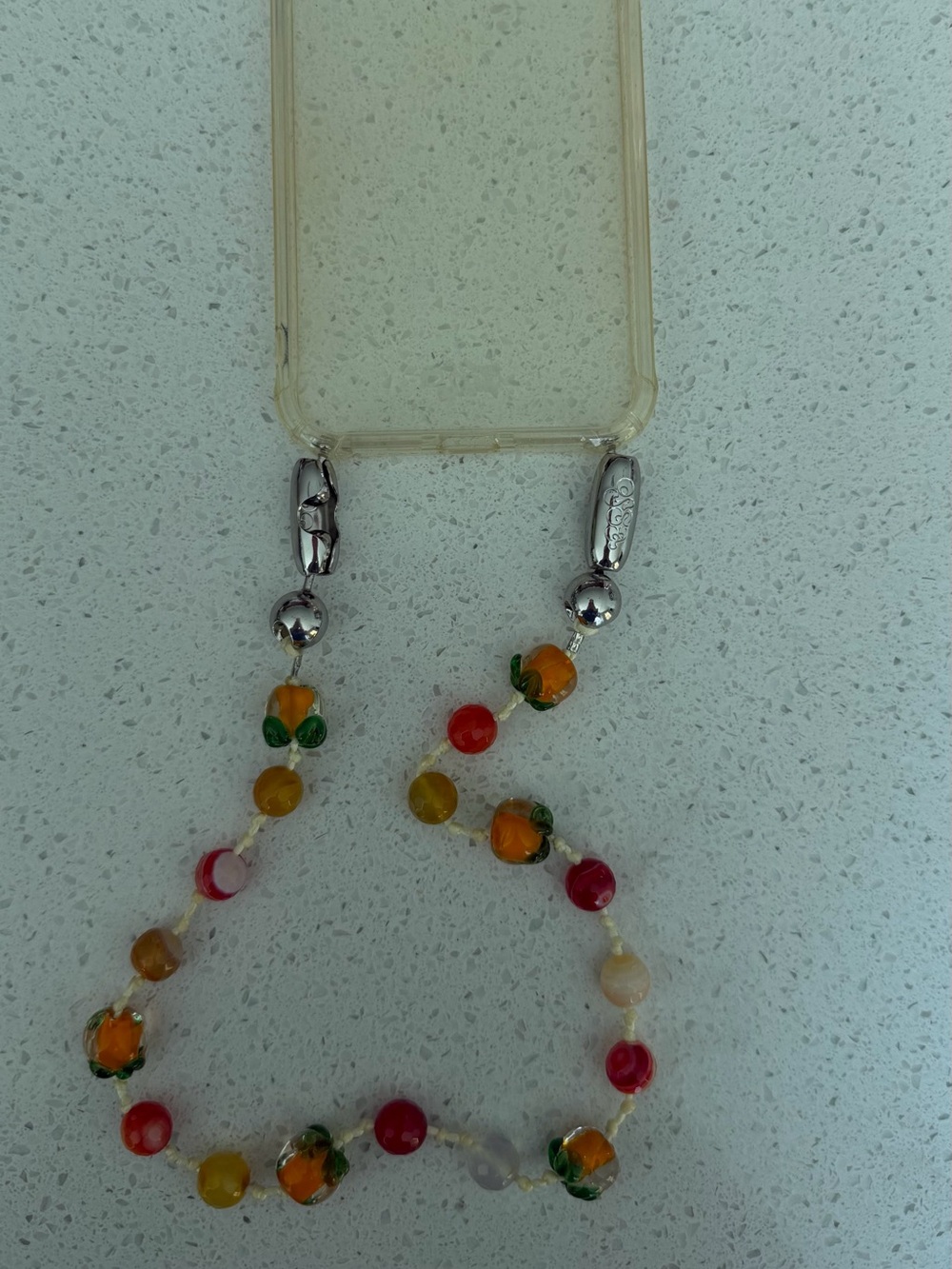 iPhone 11 Case with Beaded Phone Strap - Picture 4 of 4